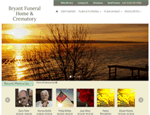 Tablet Screenshot of bryantfuneralhomeandcrematory.com
